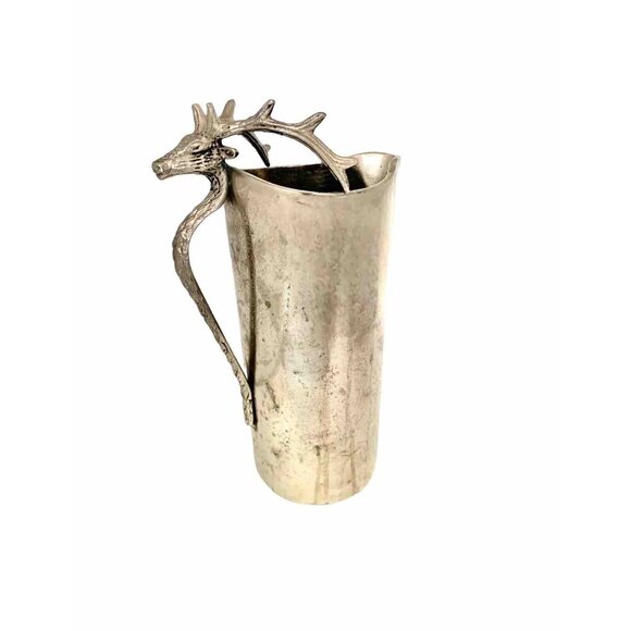 Pitcher with Deer Handle Stag Design Kitchen Dinning Decor